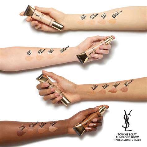 all in one glow foundation ysl|touche eclat colour guide.